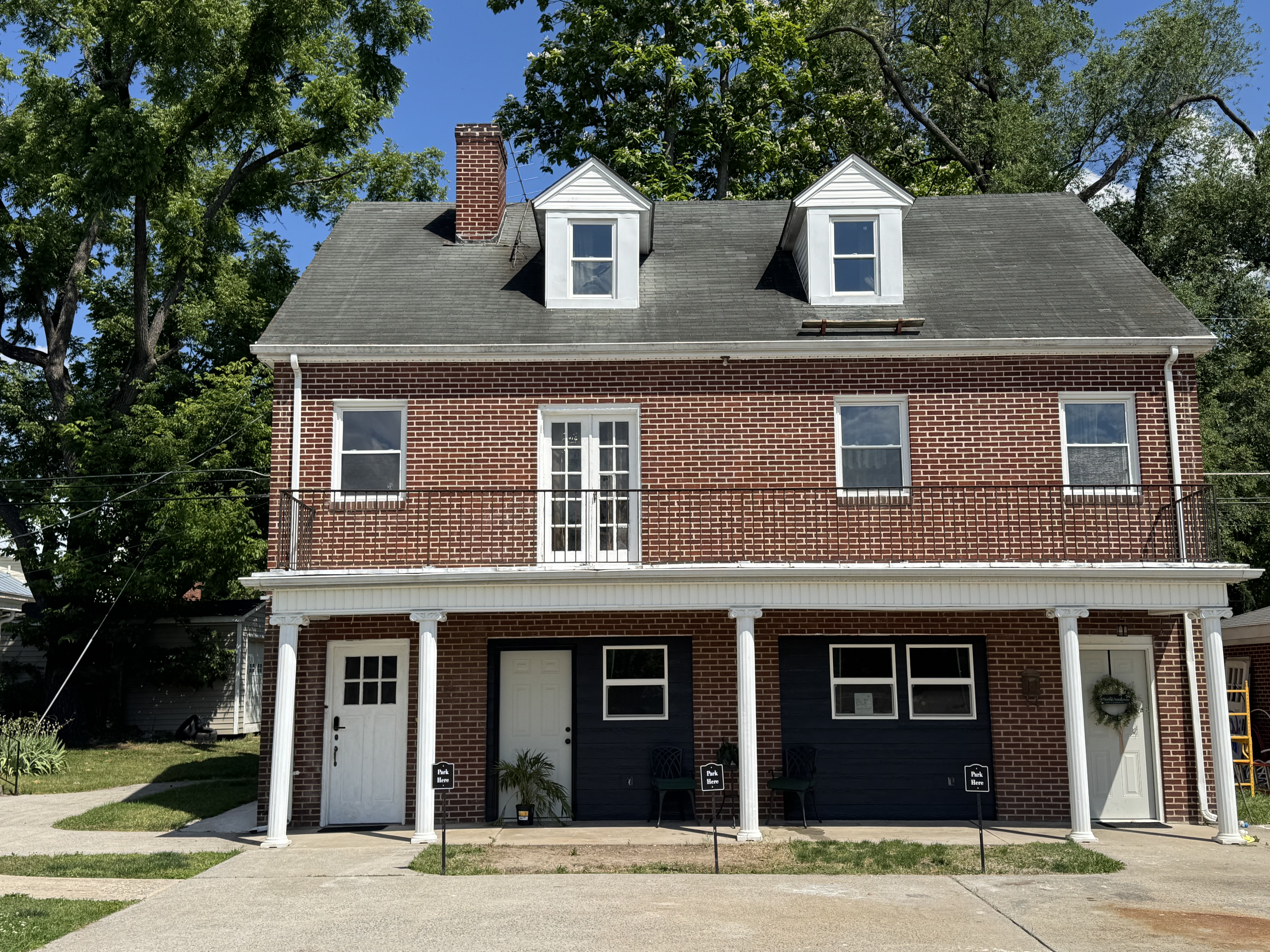 Exterior of the Carriage House at Blue Ridge Abbey